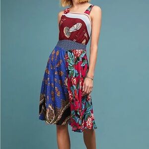 NWT Anthropologie Moulinette Soeurs Mildred Asymmetrical Dress